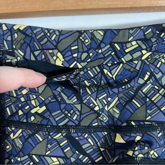 SWEATY BETTY Leggings/Pants size XS Power Full Length Map Print Women’s Workout - Picture 7 of 12